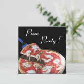 PIZZA PARTIJ, ITALIAANSE KITCHEN-diner, brunch Kaart (Staand voorkant)
