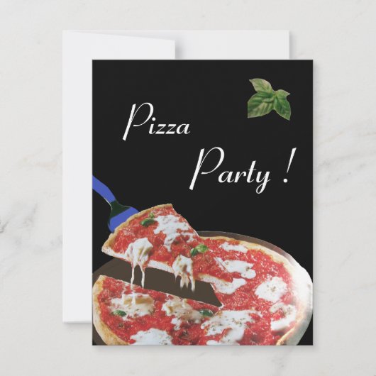 PIZZA PARTIJ, ITALIAANSE KITCHEN-diner, brunch Kaart (Voorkant)