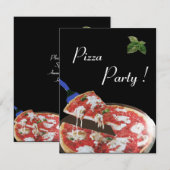 PIZZA PARTIJ, ITALIAANSE KITCHEN-diner, brunch Kaart (Voorkant / Achterkant)