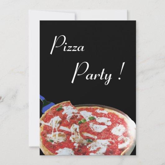 PIZZA PARTIJ, ITALIAANSE KITCHEN-diner, brunch Kaart (Voorkant)