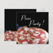 PIZZA PARTIJ, ITALIAANSE KITCHEN-diner, brunch Kaart (Voorkant / Achterkant)