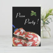 PIZZA PARTIJ, ITALIAANSE KITCHEN-diner, brunch Kaart (Staand voorkant)