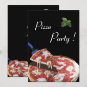 PIZZA PARTIJ, ITALIAANSE KITCHEN-diner, brunch Kaart (Voorkant / Achterkant)