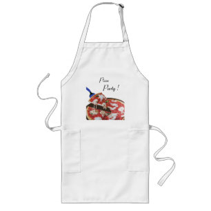 PIZZA PARTIJ, ITALIAANSE KITCHEN-diner, brunch Lang Schort