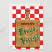 PIZZA PARTIJ - MULTI PURPOSE INVITATIE - KAART (Voorkant)