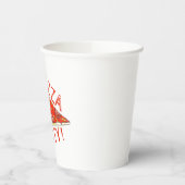 PIZZA PARTIJ! Pepperoni Cheese Pie Slice Pizzeria Papieren Bekers (Links)