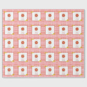 Pizza Party Any Age Birthday Cadeaupapier (Vlak)