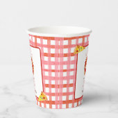 Pizza Party Any Age Birthday Paper cup Papieren Bekers (Rechts)