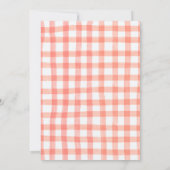 Pizza Party Baby shower Bierglas Rustiek Casual Kaart (Achterkant)