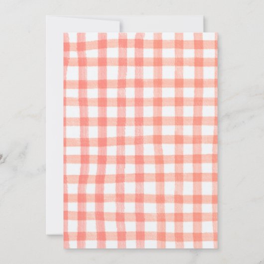 Pizza Party Baby shower Bierglas Rustiek Casual Kaart (Achterkant)