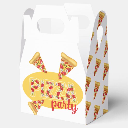 Pizza party bedankdoosjes (Geopend)