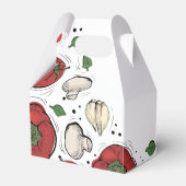 Pizza Party Birthday Dank je Bedankdoosjes (Achterkant)