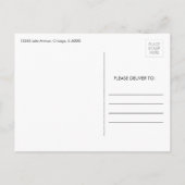 Pizza Party Birthday Dank je Briefkaart (Achterkant)