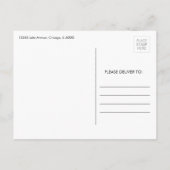 Pizza Party Birthday Dank je Briefkaart (Achterkant)