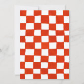 Pizza Party Birthday Invitation Kaart (Achterkant)