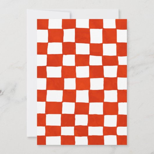 Pizza Party Birthday Invitation Kaart (Achterkant)