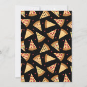 Pizza Party Birthday Kaart (Achterkant)