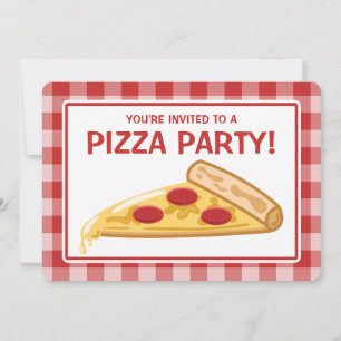 Pizza Party Birthday Kaart