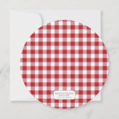 Pizza Party Birthday Party Invitation Kaart (Achterkant)