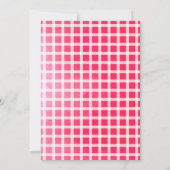 Pizza Party Birthday Uitnodigingen voor meisje (Achterkant)