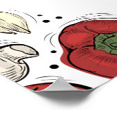 Pizza Party Birthday Welcome Poster (Hoek)