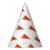 Pizza Party Cheese Pepperoni Pie Slice Pizzeria Feesthoedjes (Links)
