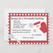 Pizza Party Dank je wel Bedankkaart (Voorkant)