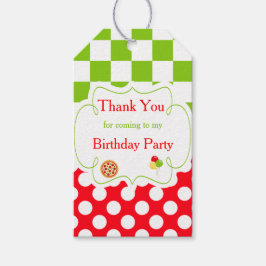 Pizza Party Dank u Cadeau Label Cadeaulabel