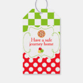 Pizza Party Dank u Cadeau Label Cadeaulabel (Achterkant)