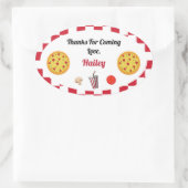 Pizza Party Dank u Sticker (Tas)