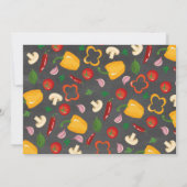 Pizza Party Dinner Verjaardagsfeest Foto uitnodige Kaart (Achterkant)