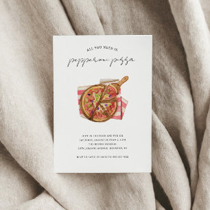 Pizza Party Extravaganza Birthday Celebratie Kaart