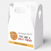 Pizza Party Favor Box Bedankdoosjes (Geopend)