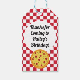 Pizza Party Favor Label Cadeaulabel