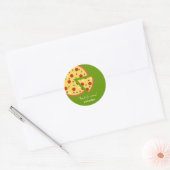 Pizza Party Favor Sticker of Envelopzegel (Envelop)