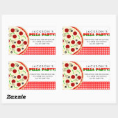 Pizza Party Favor Stickers (Vel)