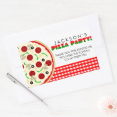 Pizza Party Favor Stickers (Envelop)