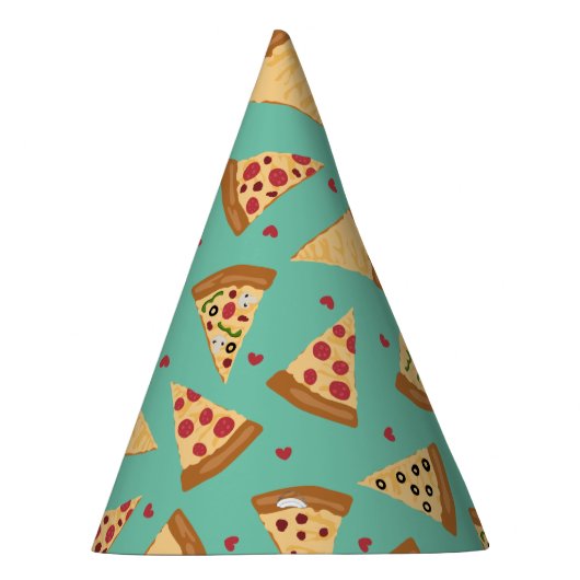 Pizza Party Feesthoedjes (Rechts)