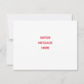 Pizza Party Flat Dank u kaart (Achterkant)