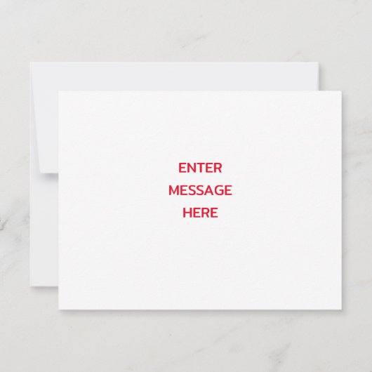 Pizza Party Flat Dank u kaart (Achterkant)