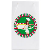 Pizza Party Gift Bag Klein Cadeauzakje (Achterkant)