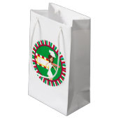 Pizza Party Gift Bag Klein Cadeauzakje (Achterkant Gekanteld)
