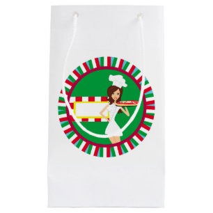 Pizza Party Gift Bag Klein Cadeauzakje