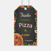 Pizza Party Gift Labels Cadeaulabel (Voorkant)