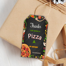 Pizza Party Gift Labels Cadeaulabel