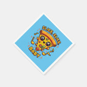 Pizza Party Grappig Servet (Hoek)