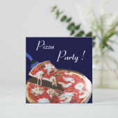 PIZZA PARTY, ITALIAANSE KITCHEN-diner, brunch, bla Kaart (Staand voorkant)