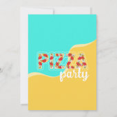 Pizza party kaart (Achterkant)