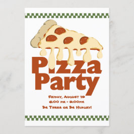 Pizza Party Kaart