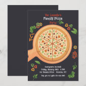 Pizza Party Kaart (Voorkant / Achterkant)